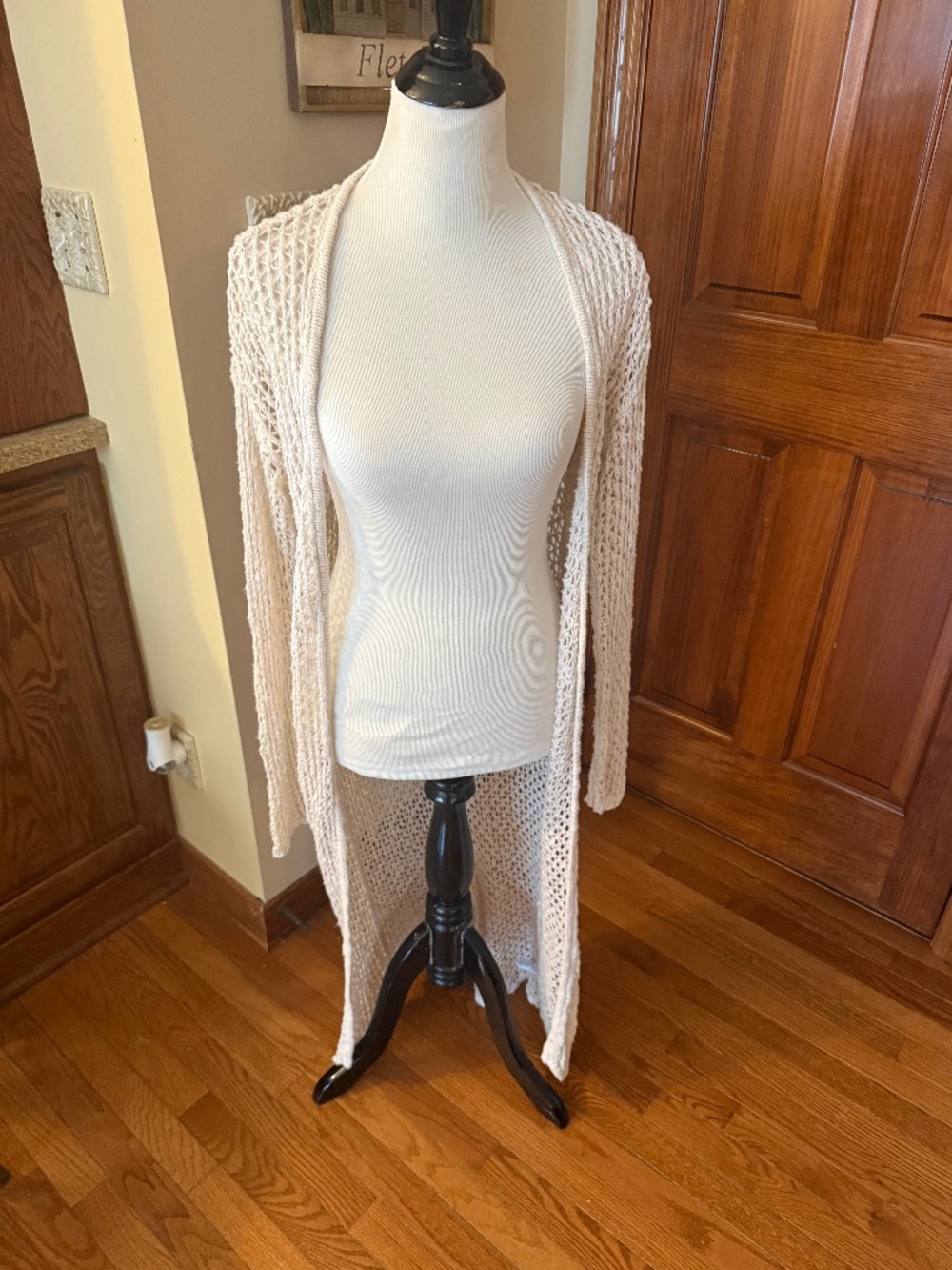 American Eagke Crochet maxi cardigan